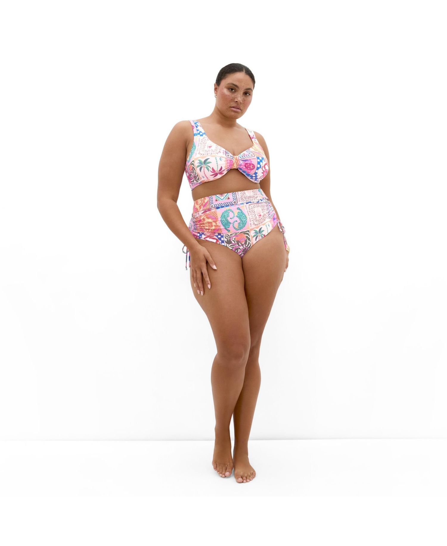 Women's Positano Print Underwire Bikini Top