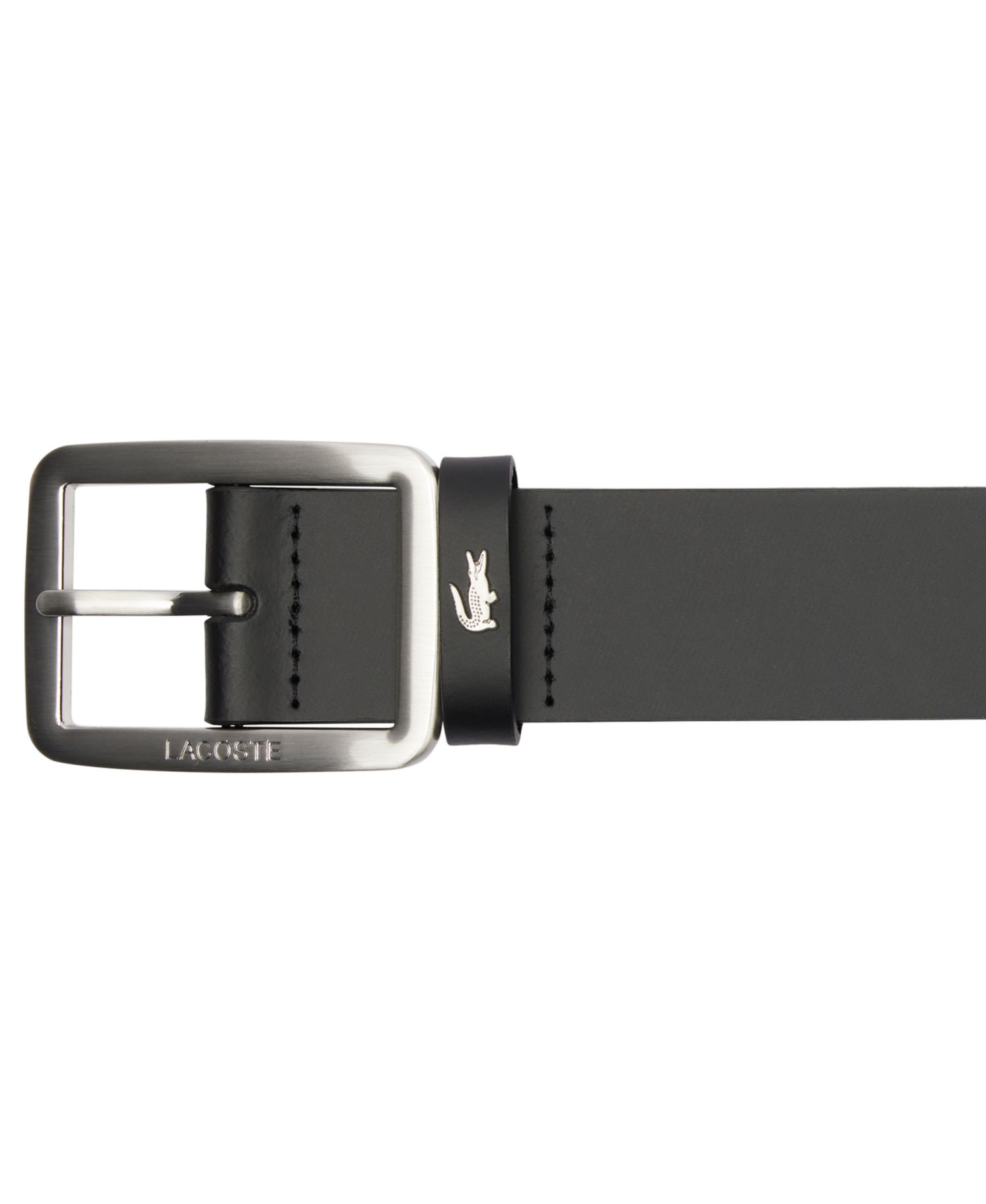 Men's Embossed Buckle Leather Belt