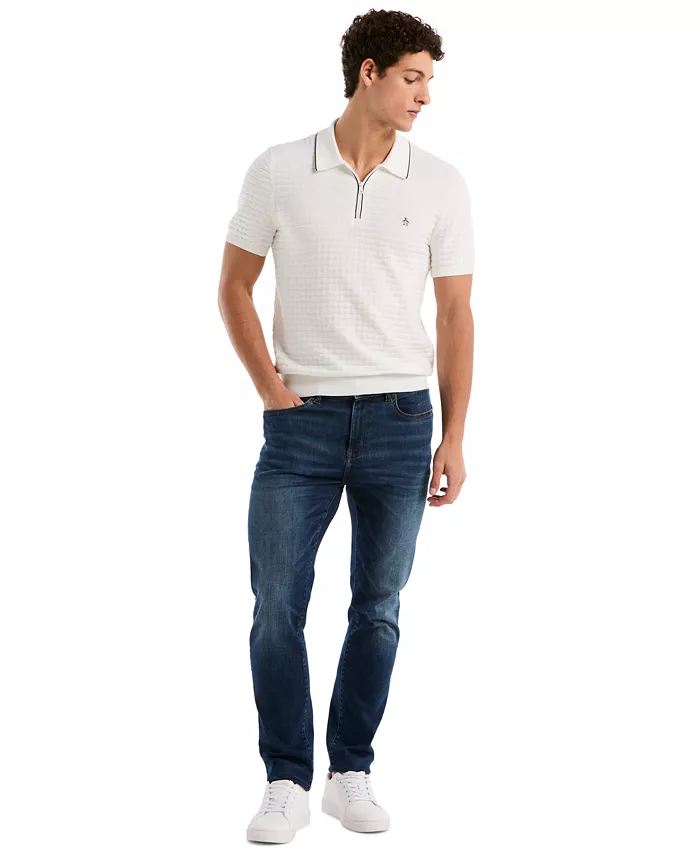 Men's Links Stitch Slim-Fit Polo Shirt - thumbnail 7