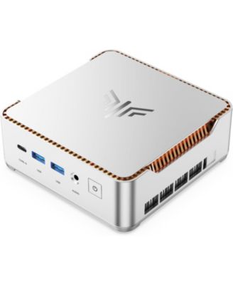 Hyper H2 Mini PC i5-14450HX, 16GB RAM 512GB SSD, Triple 4K HDMI/DP/USB-C, Ethernet Mini Desktop Computer for Office, Business