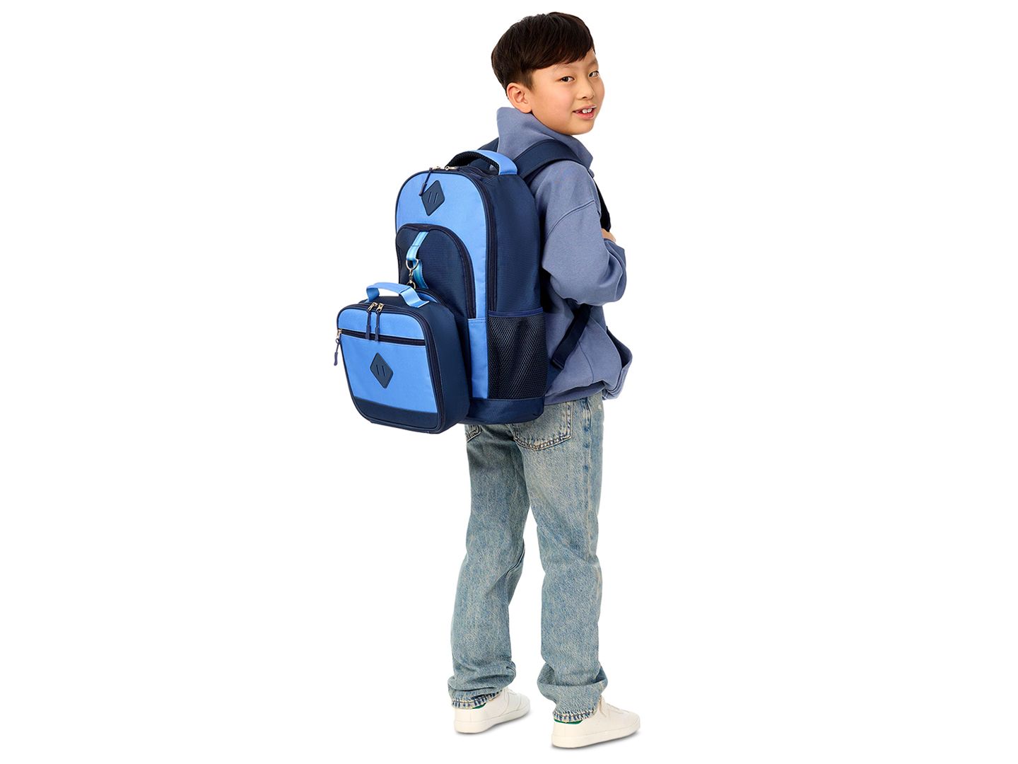 Сумки Extreme Nation Color-Block Backpack and Lunchbox, 2-Piece Set для мальчиков, цвет: Синий / Разноцветный — фото 8