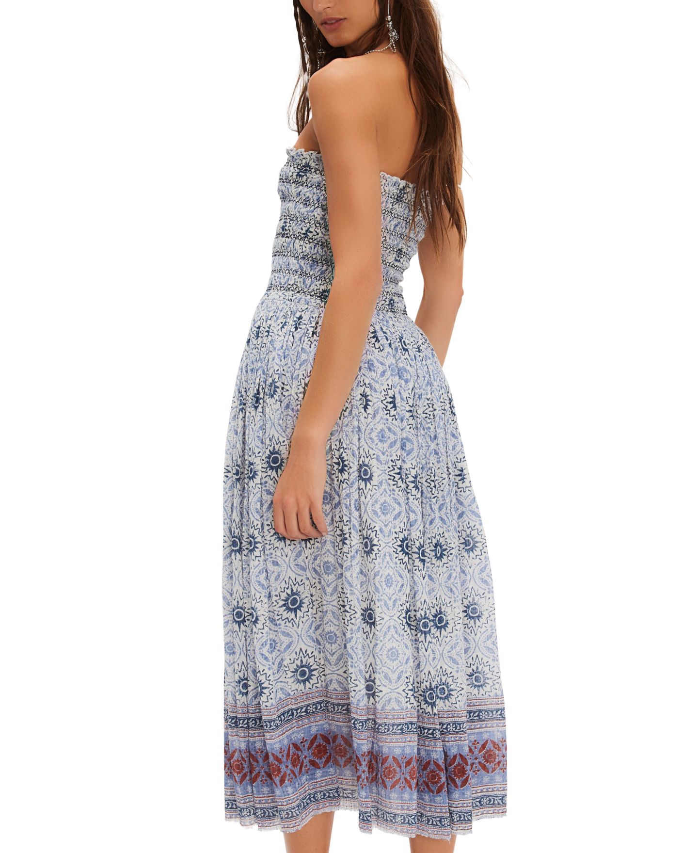 Женская юбка Free People Ravenna Printed Convertible Maxi, цвет: Комбинированный — фото 5
