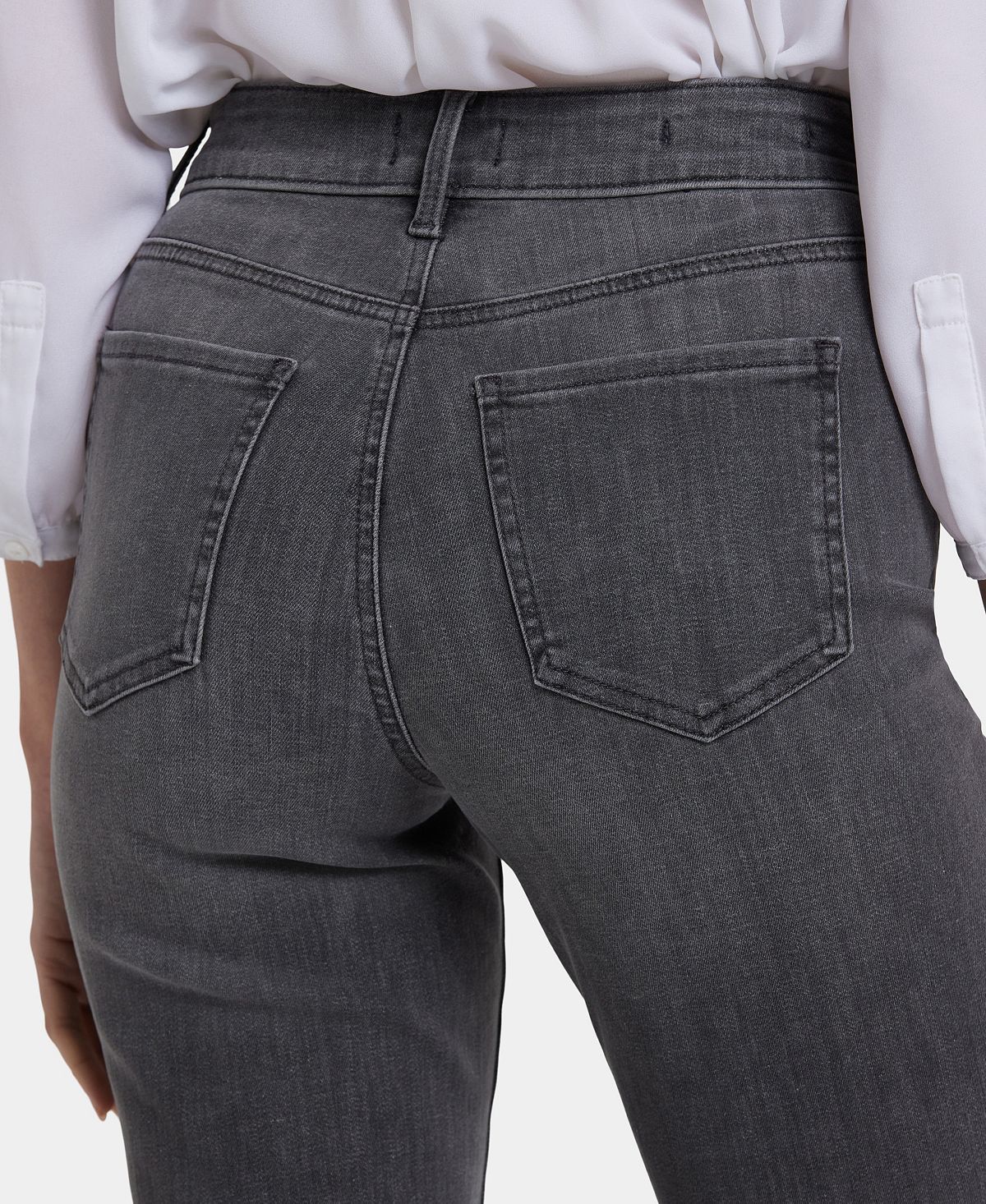 NYDJ Women's High-Rise Marilyn Straight Ankle Jeans view 4 — MAYCSS fashion products