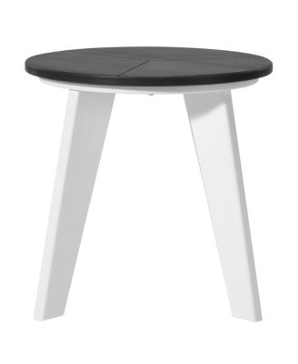 HDPE Plastic Outdoor Round Adirondack Patio Side Table
