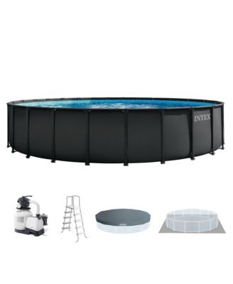 Ultra XTR 24ft x 52in Round Frame Above Ground Swimming Pool Set with Pump