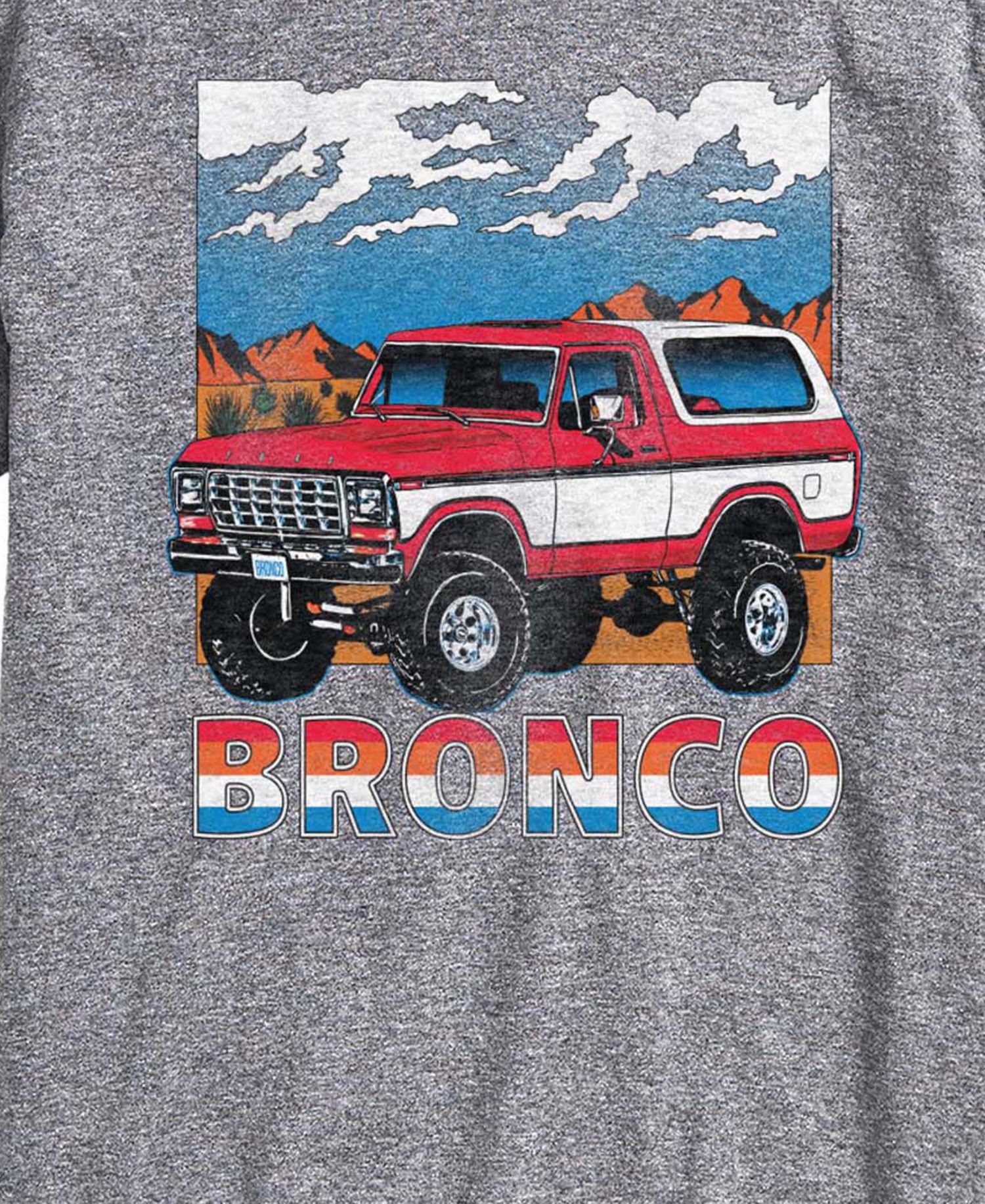 Men's Ford Bronco Mountain View Short-Sleeve Graphic T-Shirt