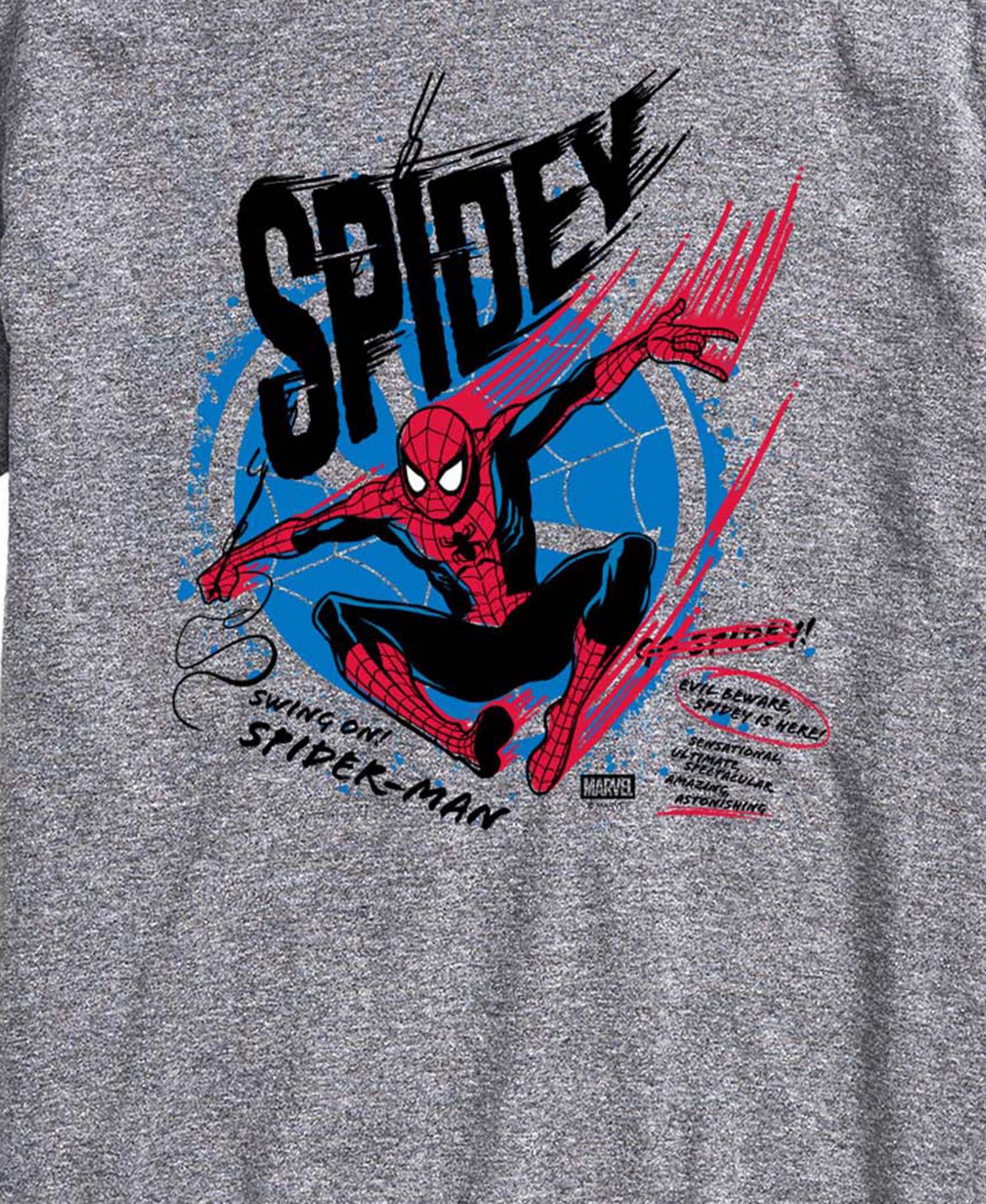 Men's Spiderman Spidey Speed Short-Sleeve Graphic T-Shirt