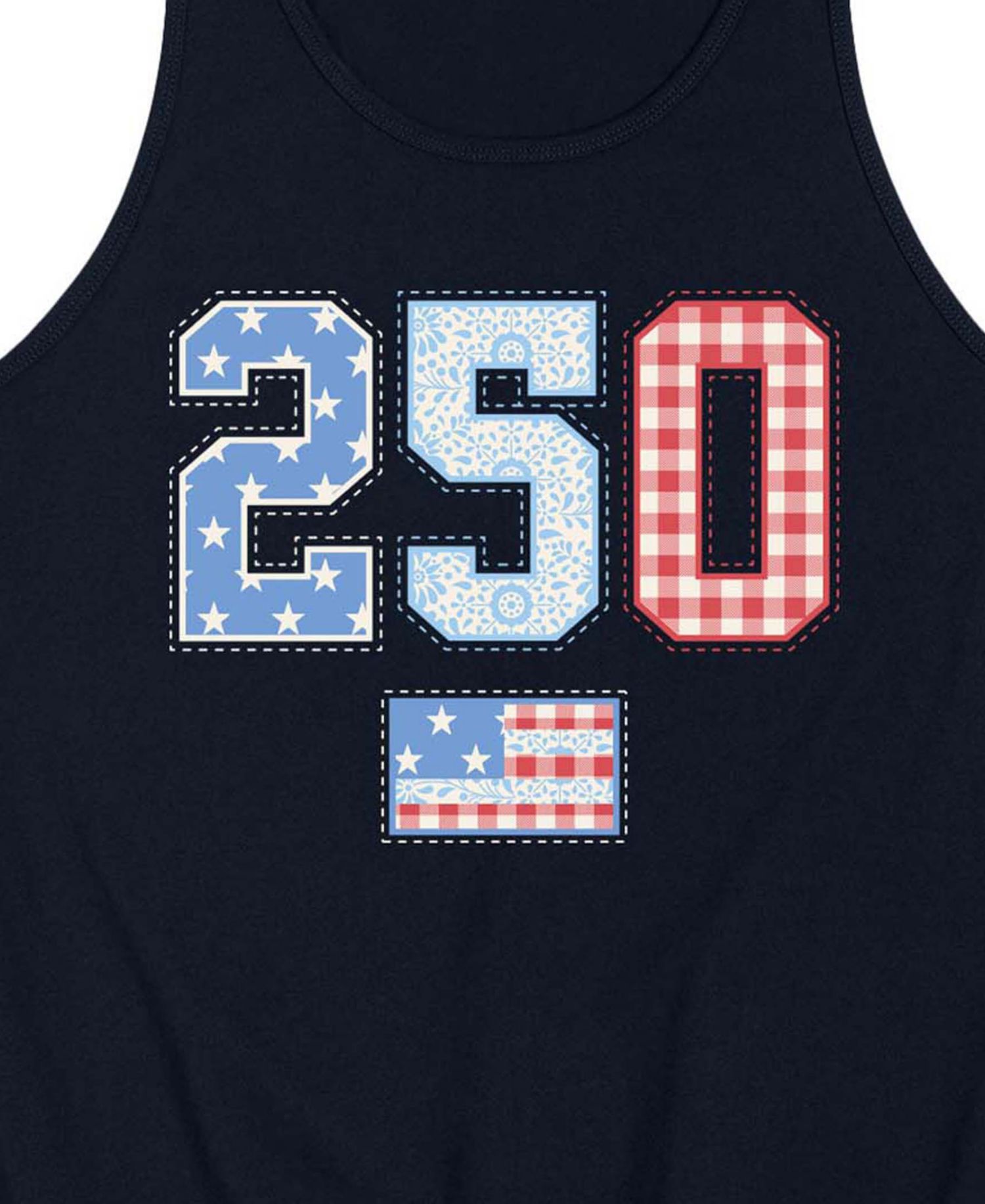 Men's 250 Americana Quilt Sleeveless Graphic Tank Top