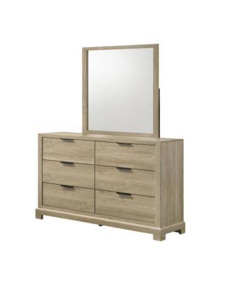 nightstands and dresser set Furniture of America Lena 3-Piece Oak 2-Drawer 27 in. W Nightstand (Set of 2) IDF7369AK-2NSD full extension and soft close drawers Oregon Storage Bedroom  Home