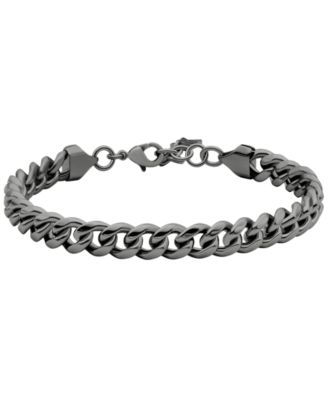 Faceted Curb Chain Bracelet