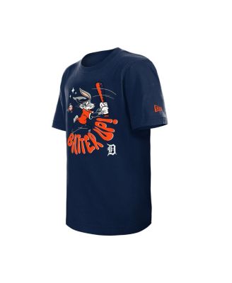 Big Boys and Girls Navy Detroit Tigers Looney Tunes T-Shirt