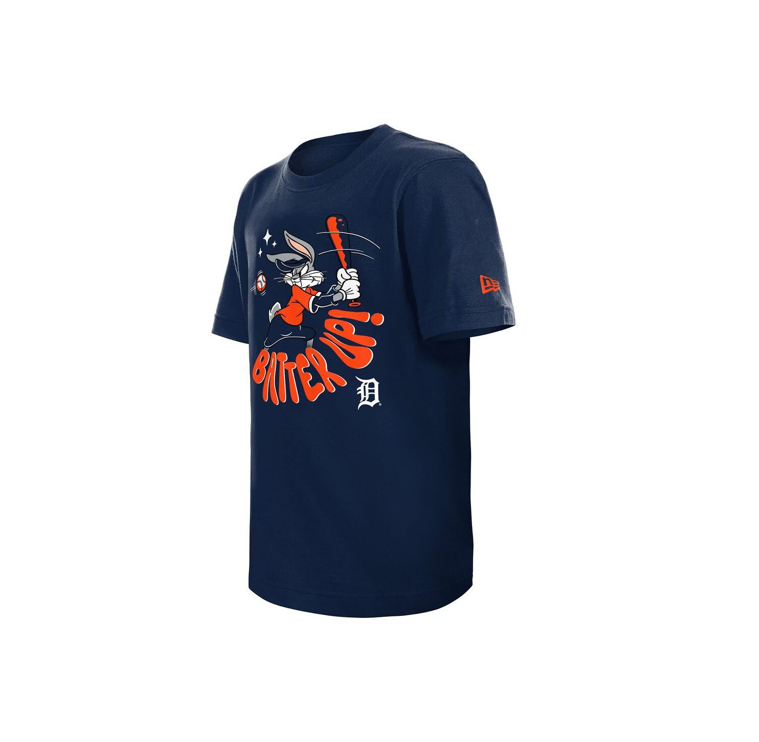 Big Boys and Girls Navy Detroit Tigers Looney Tunes T-Shirt