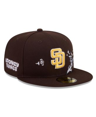 Men's Brown San Diego Padres Looney Tunes Bugs Bunny 59FIFTY Fitted Hat
