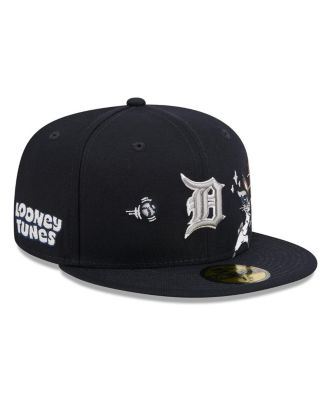 Men's Navy Detroit Tigers Looney Tunes Bugs Bunny 59FIFTY Fitted Hat
