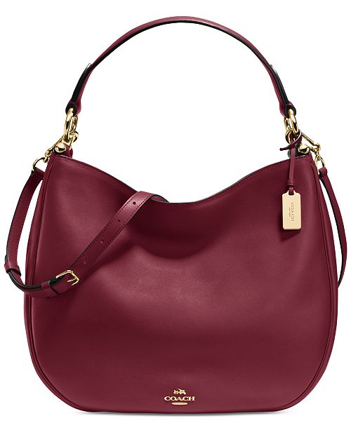 COACH Nomad Hobo in Glovetanned Leather & Reviews - Handbags & Accessories - Macy&#39;s