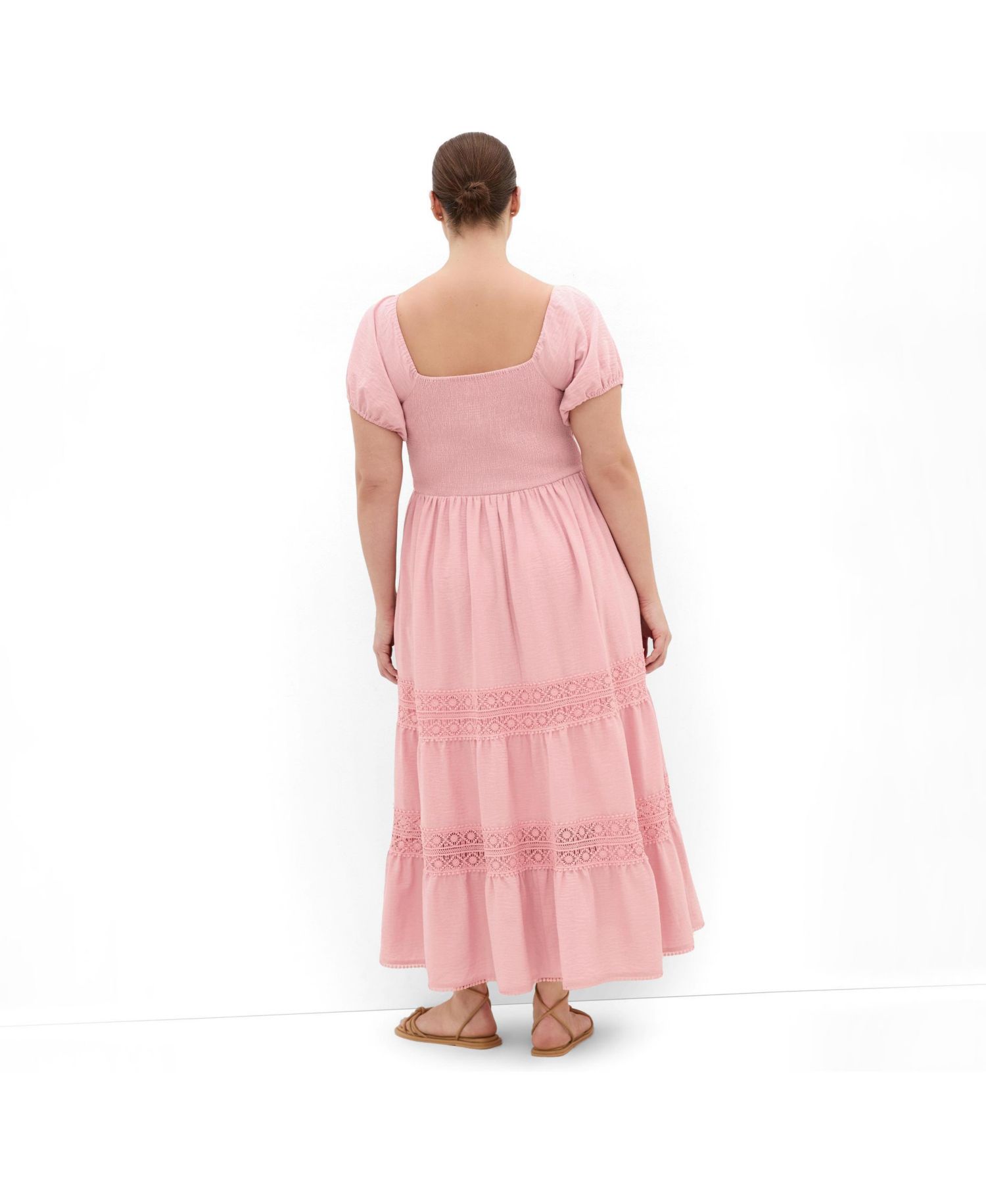 Women's Haven Embroidery Trim Maxi Dress