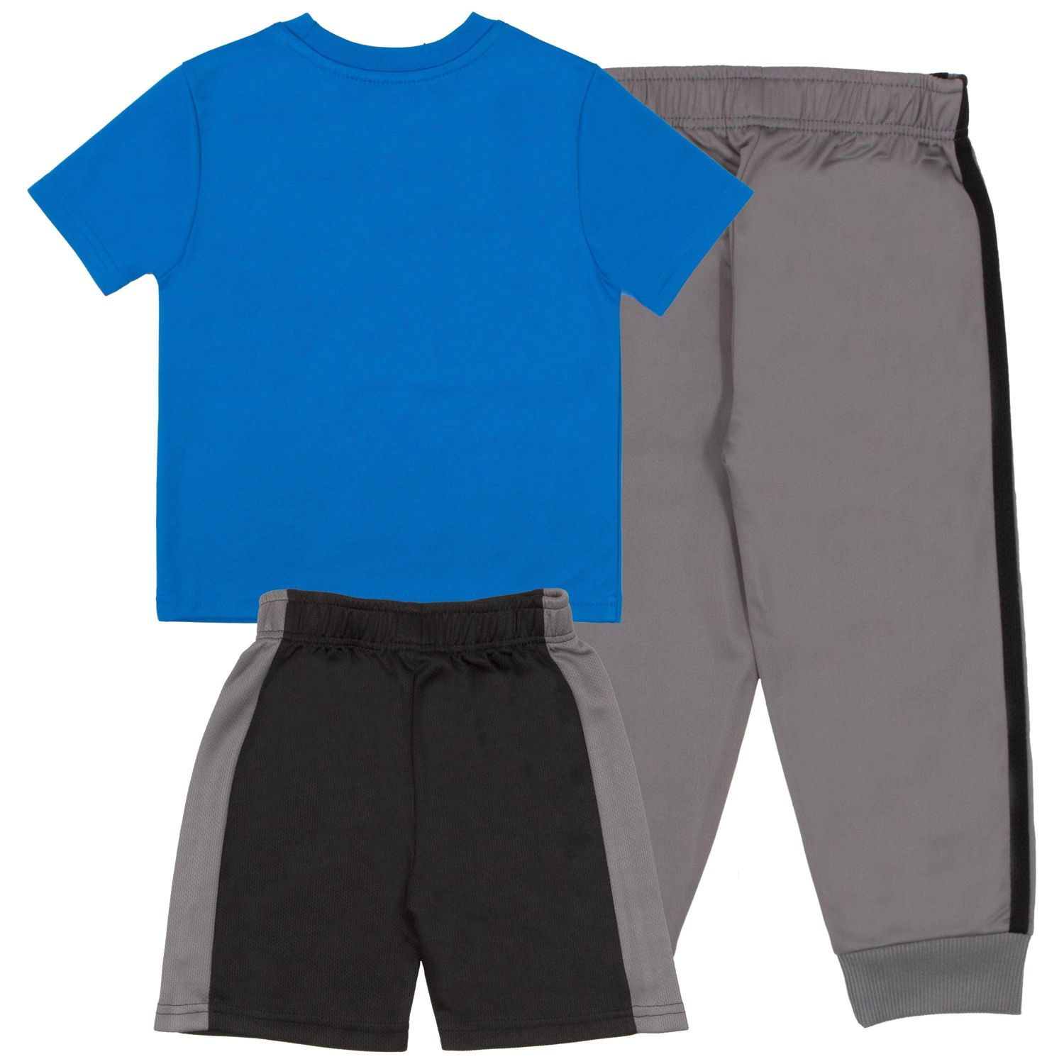 Toddler Boys 2T -12 3 Piece T-Shirt, Shorts and Jogger Pants Set
