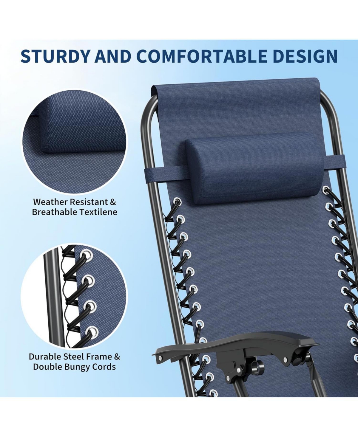 Xo Set of 2 Patio Lounge Chair Outdoor
