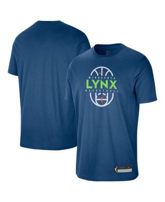 Men's and Women's Blue Minnesota Lynx 2026 On-Court Authentic Practice Premium T-Shirt