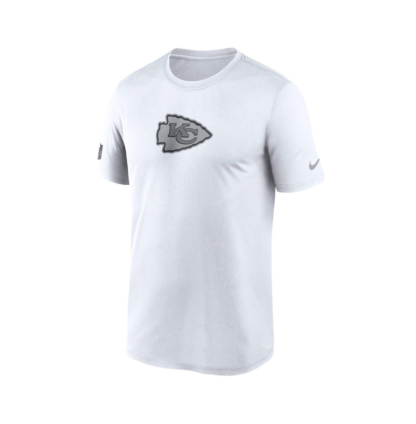 Мужская футболка Nike White Kansas City Chiefs Sideline Lead The Charge Legend Dri-FIT — фото 1