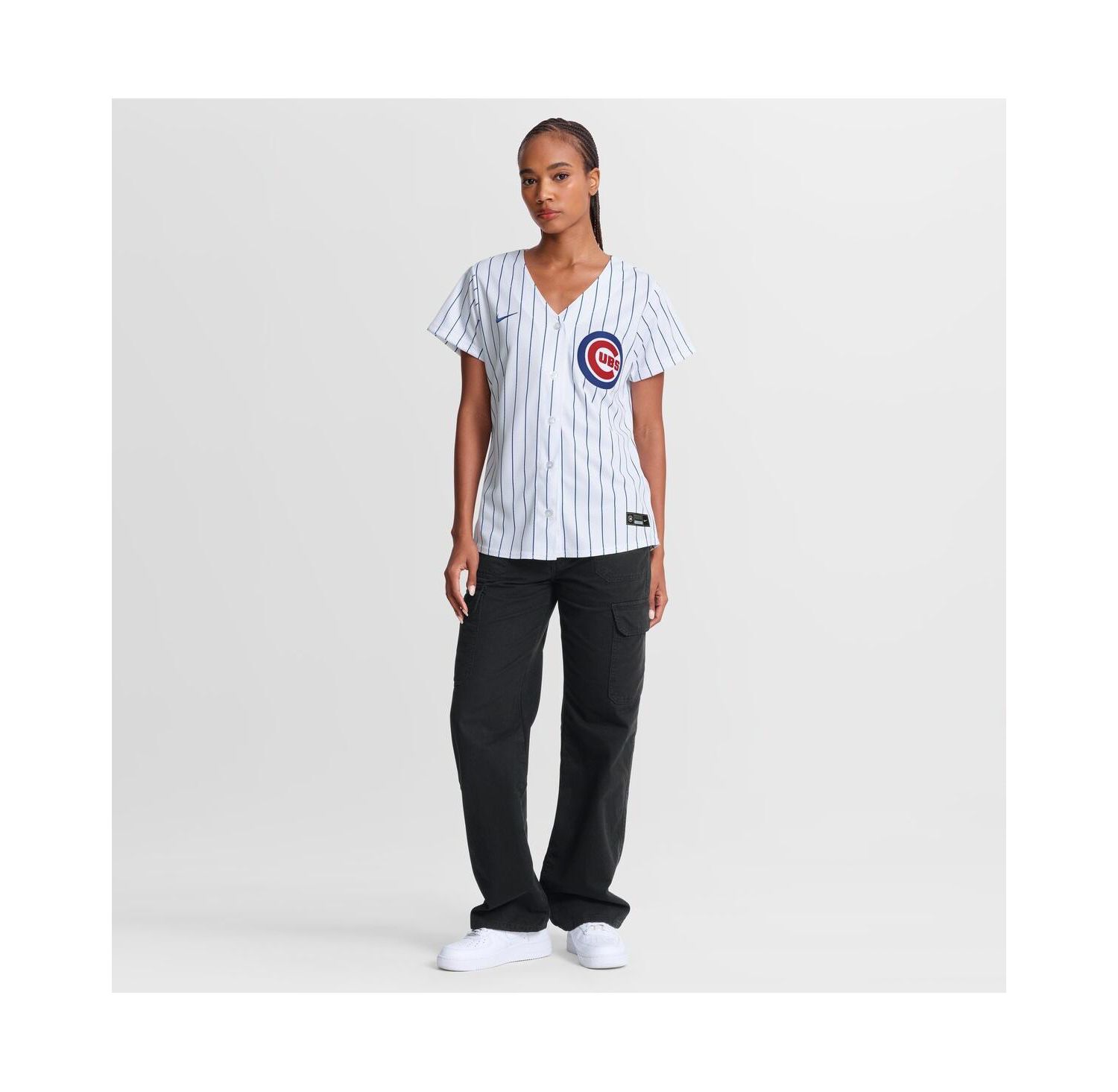 Women's White Chicago Cubs Home Replica Jersey