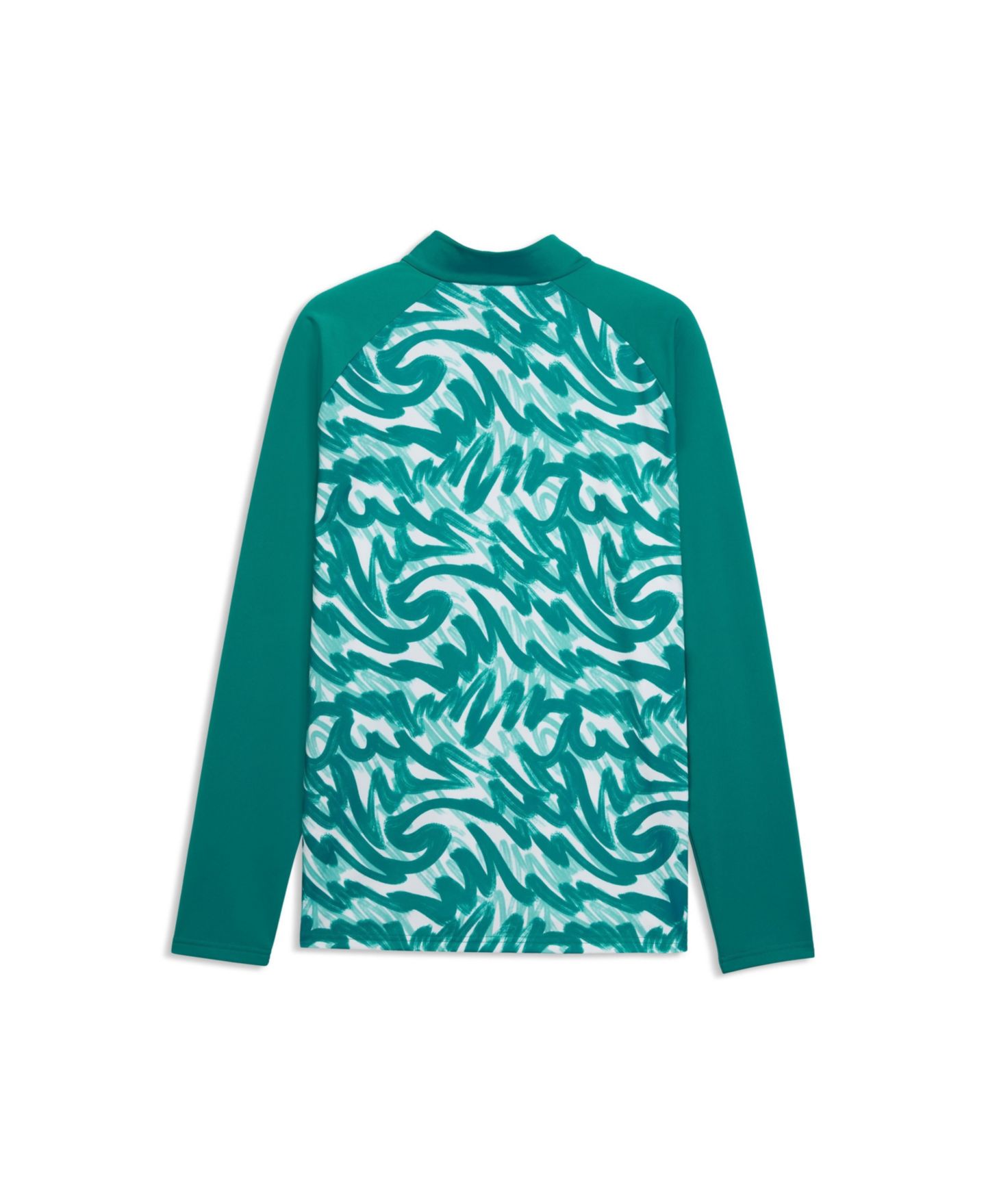 Мужская толстовка PUMA Green Portugal National Team Pre-Match Quarter-Zip — фото 2