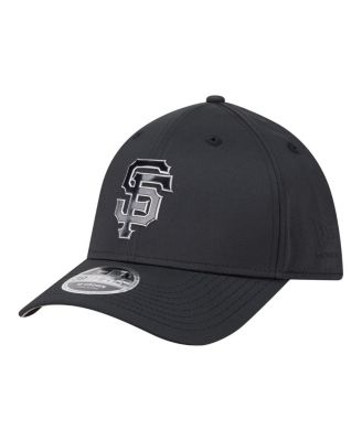 Men's Black San Francisco Giants Metallic 39THIRTY M-Crown Flex Hat
