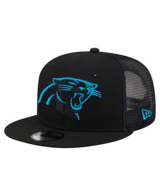 Men's Black Carolina Panthers Core Team 9FIFTY Trucker Snapback Hat