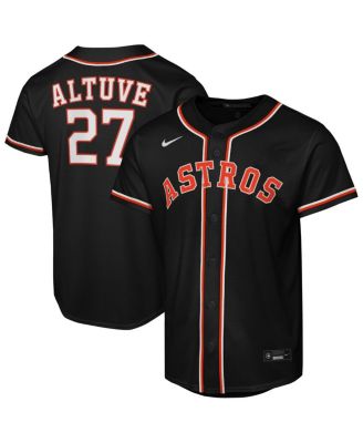 Big Boys and Girls Jose Altuve Black Houston Astros Fashion Replica Player Jersey