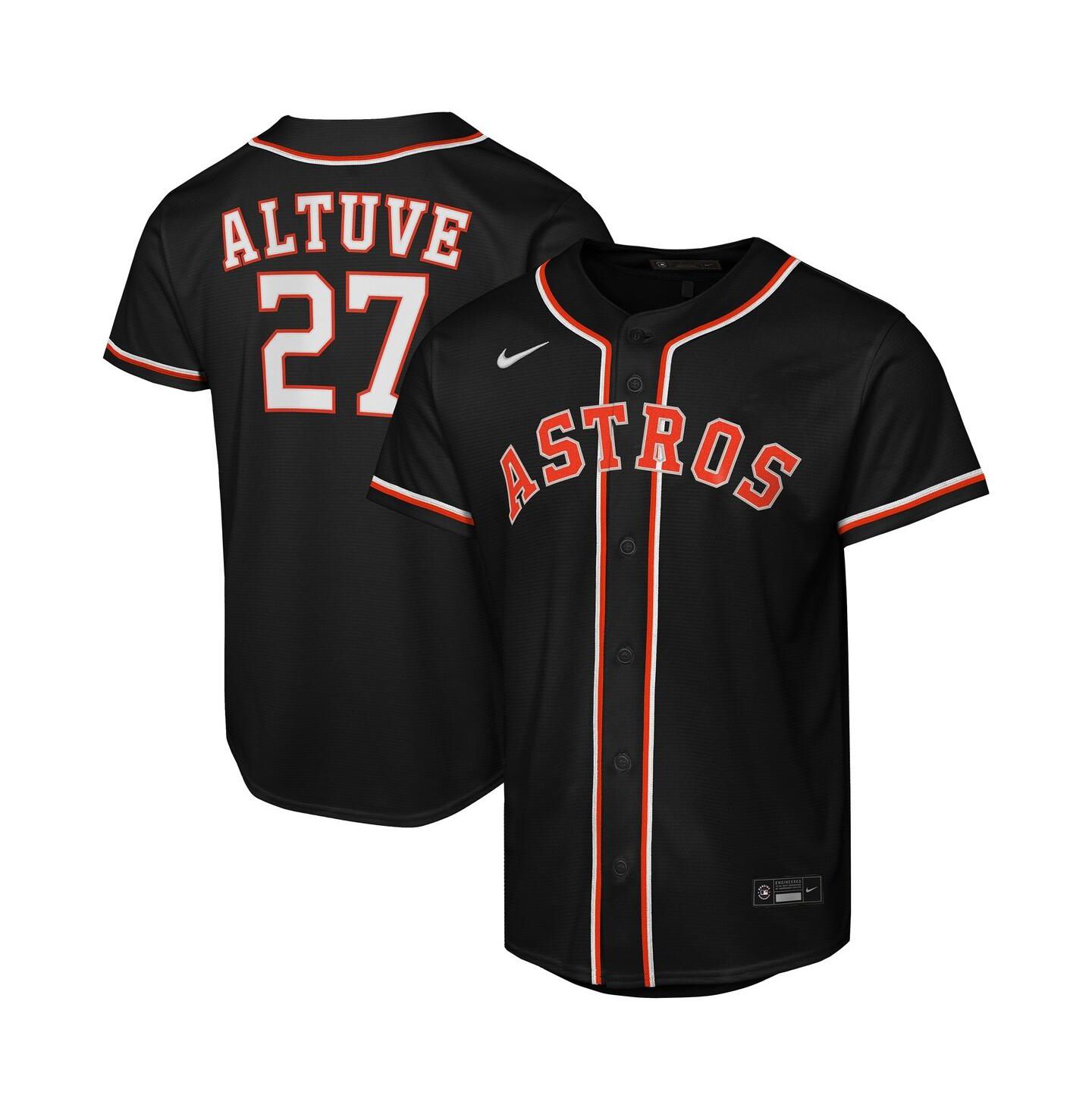 Детское джерси Nike Jose Altuve Houston Astros Fashion Replica Player, Black — фото 1