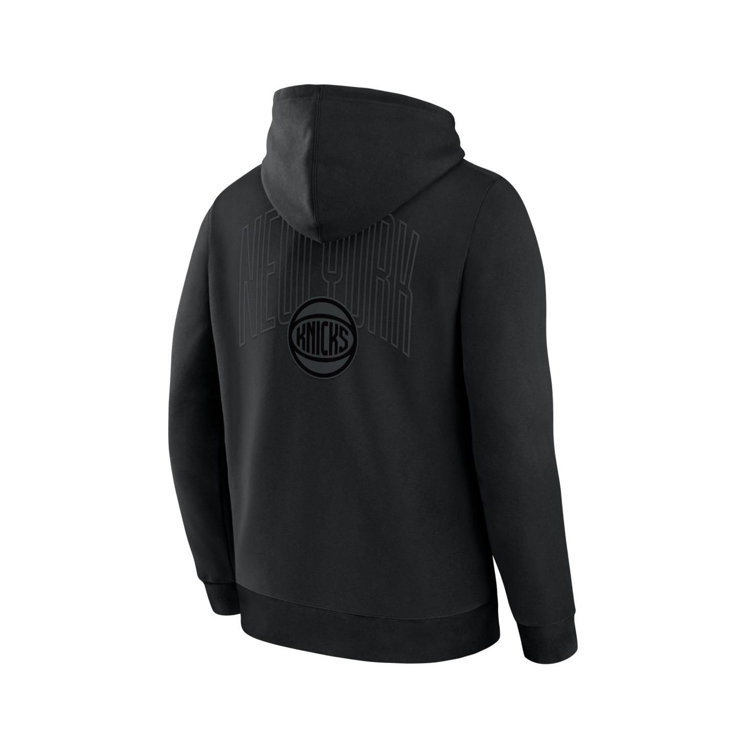 Мужское худи Fanatics New York Knicks Black Out — фото 3