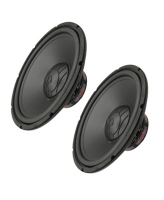 15 Inch Car Subwoofer Pair 450W 4 Ohm Deep Bass Woofers with 40 Oz Magnet and Poly Cone Speakers