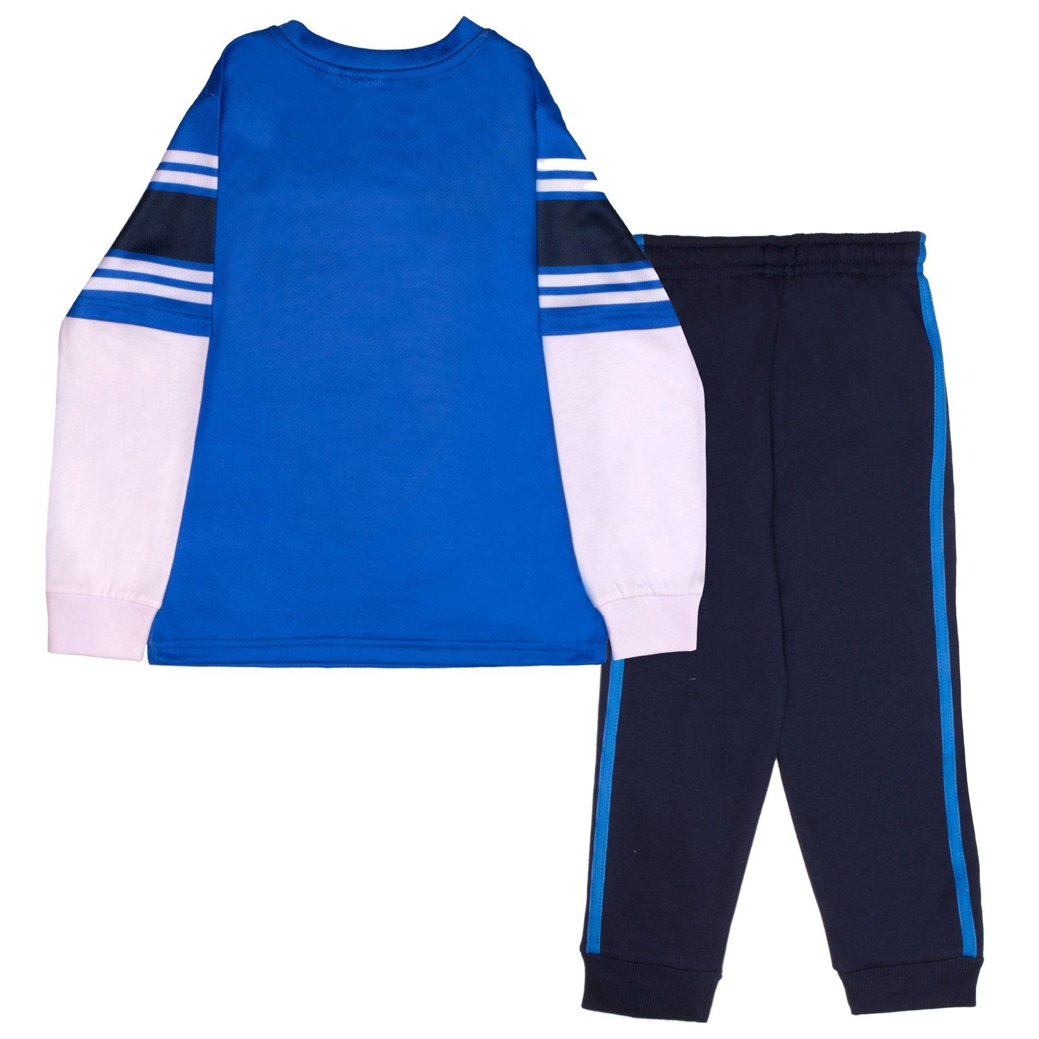 Little Boys 4-16 2-Piece Long Sleeve Active Mesh T-Shirt and Pants Set