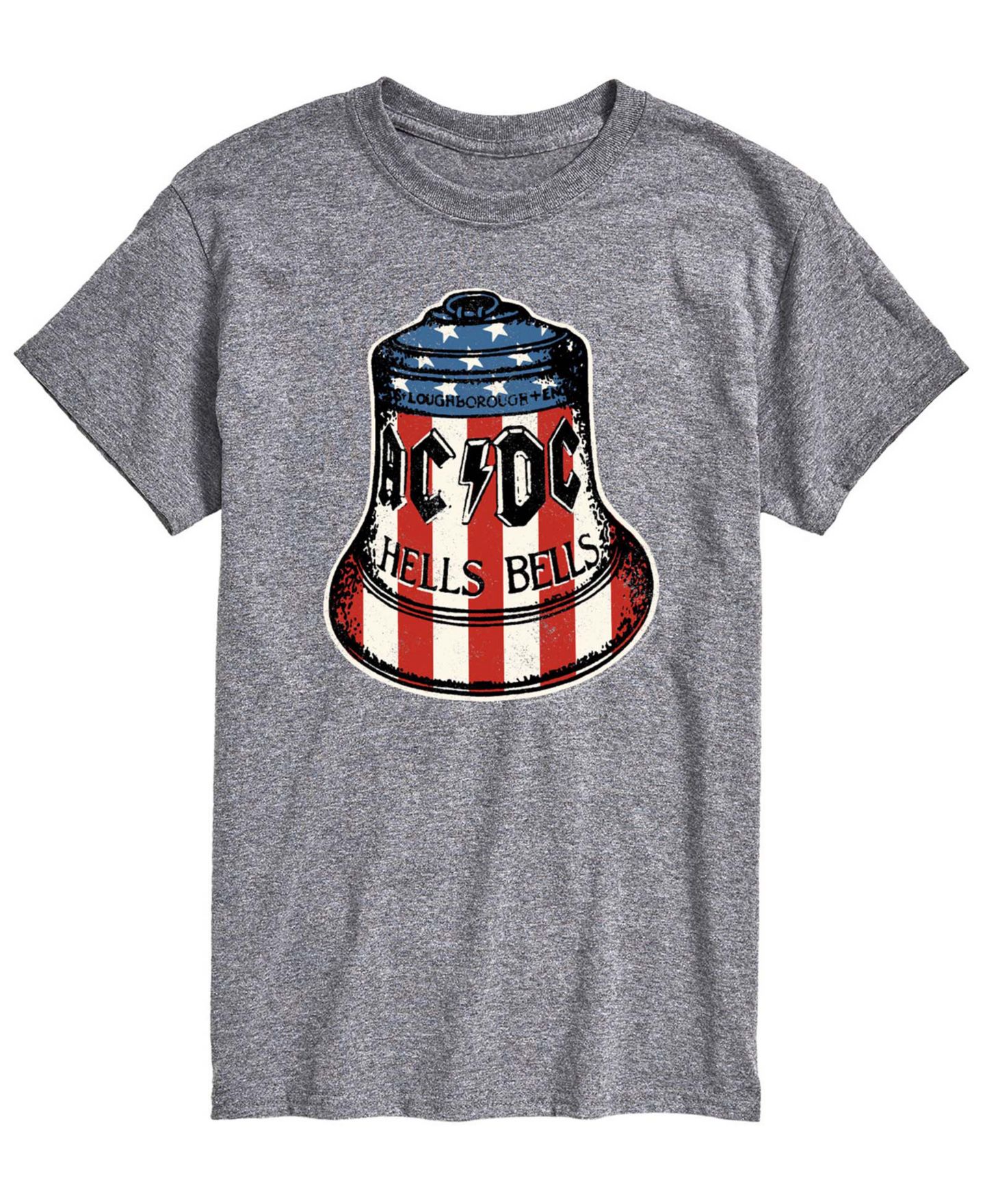 Мужская футболка AIRWAVES Acdc Hells Bells Americana Short-Sleeve Graphic, цвет: Меланжевый — фото 1