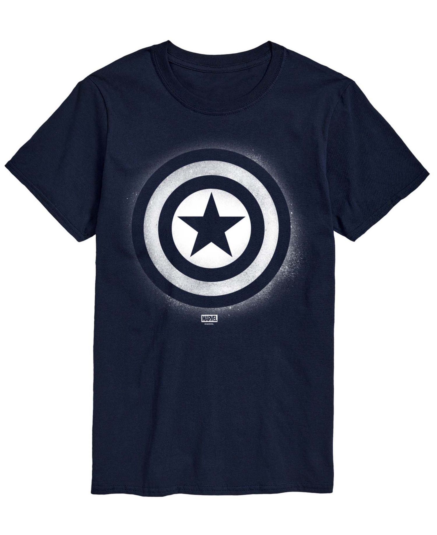 Men's Captain America Logo Short-Sleeve Graphic T-Shirt