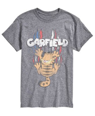 Men's Garfield Americana Tonal Washed Short-Sleeve Graphic T-Shirt