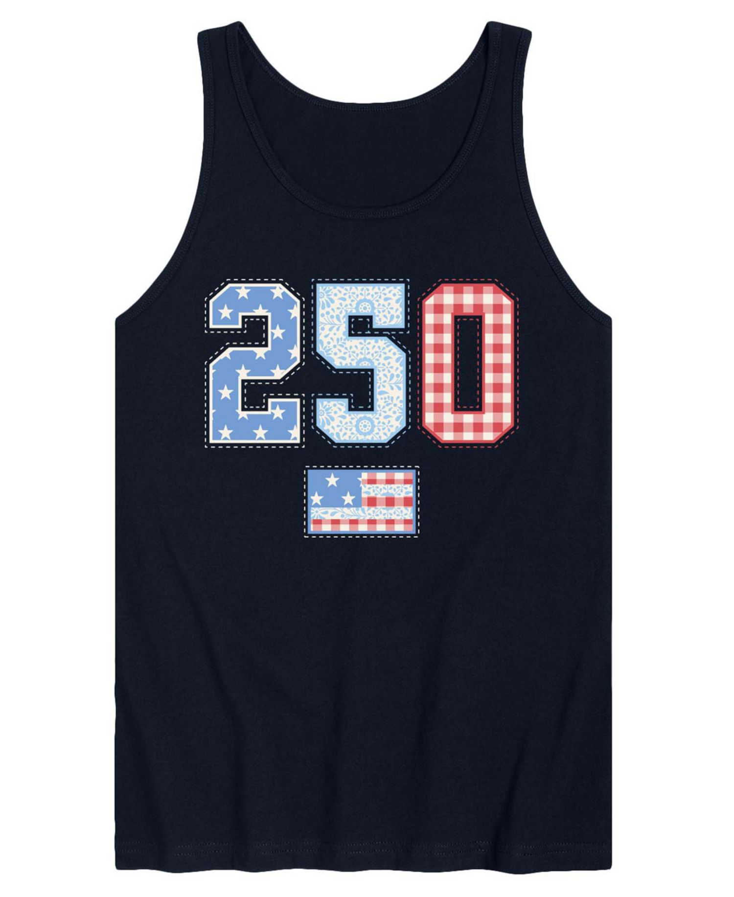 Men's 250 Americana Quilt Sleeveless Graphic Tank Top
