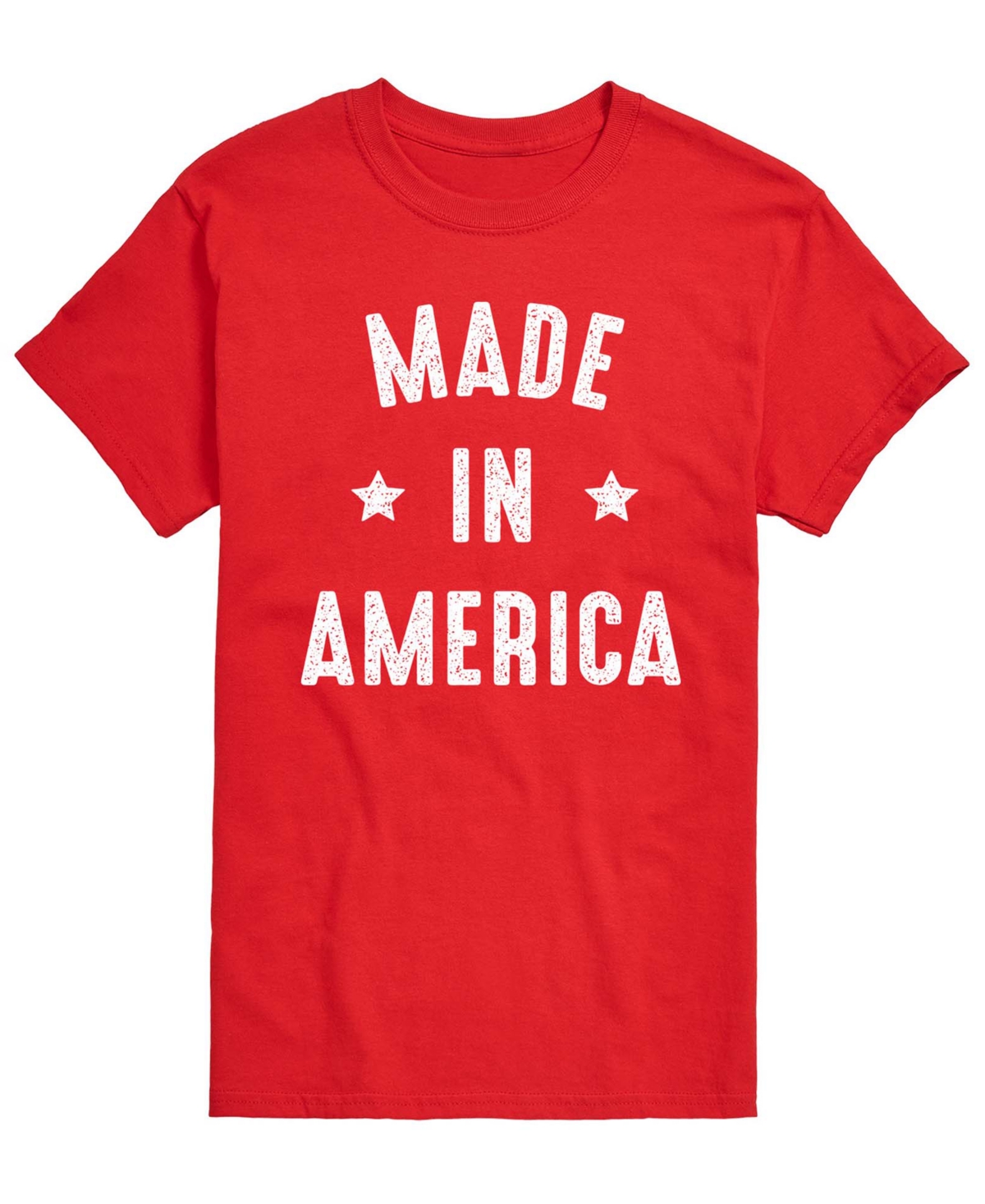 Airwaves Men's Made In America Short-Sleeve Graphic T-Shirts - Red