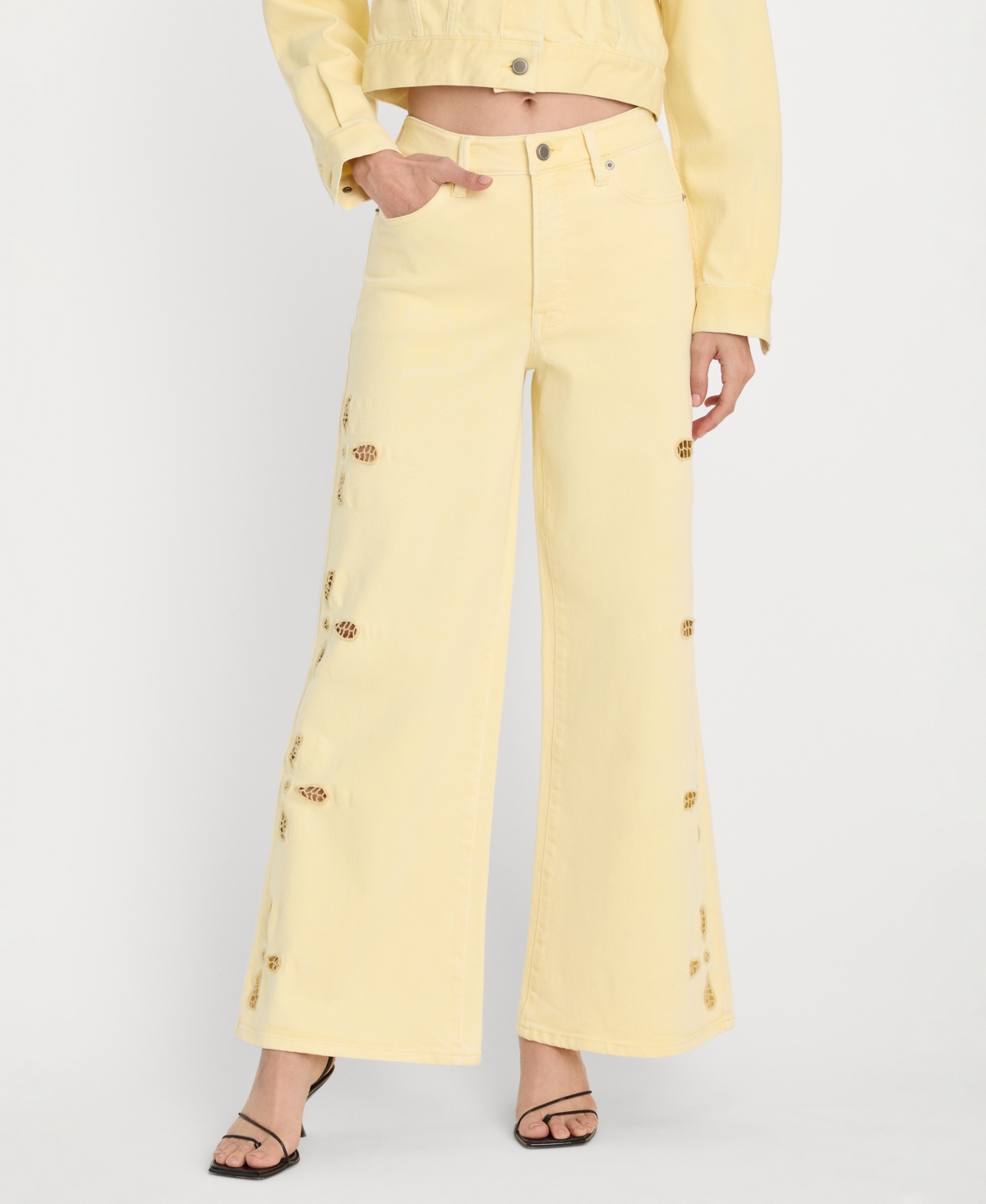 Good American Women's Wide-Leg Jeans