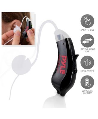 Digital Hearing Amplifier with Noise Reduction and Interchangeable Ear Tips