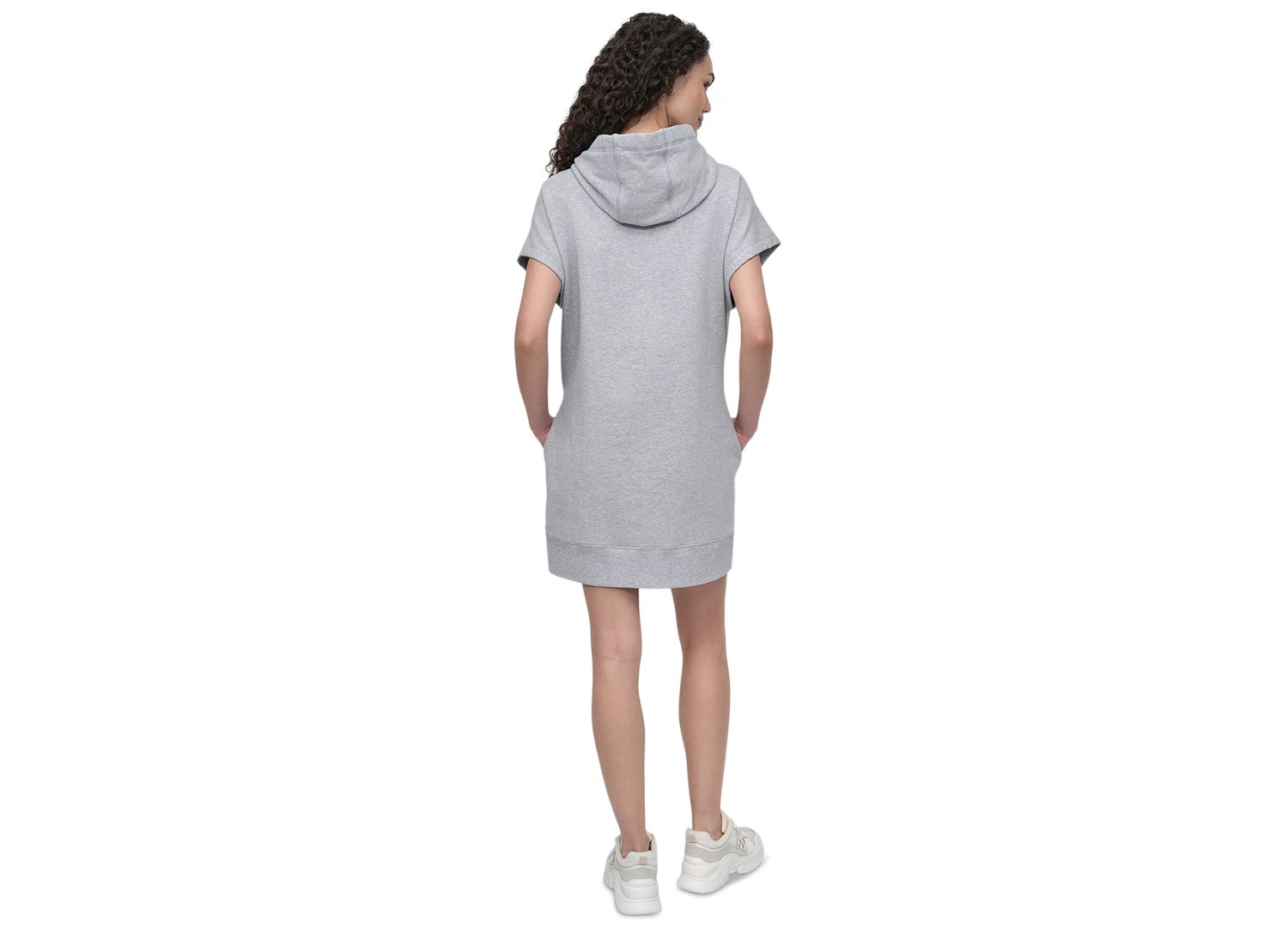Women's Two-Tone Hooded Mini Dress