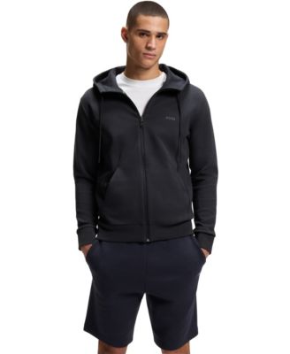 Men's Logo Print Zip-Up Hoodie