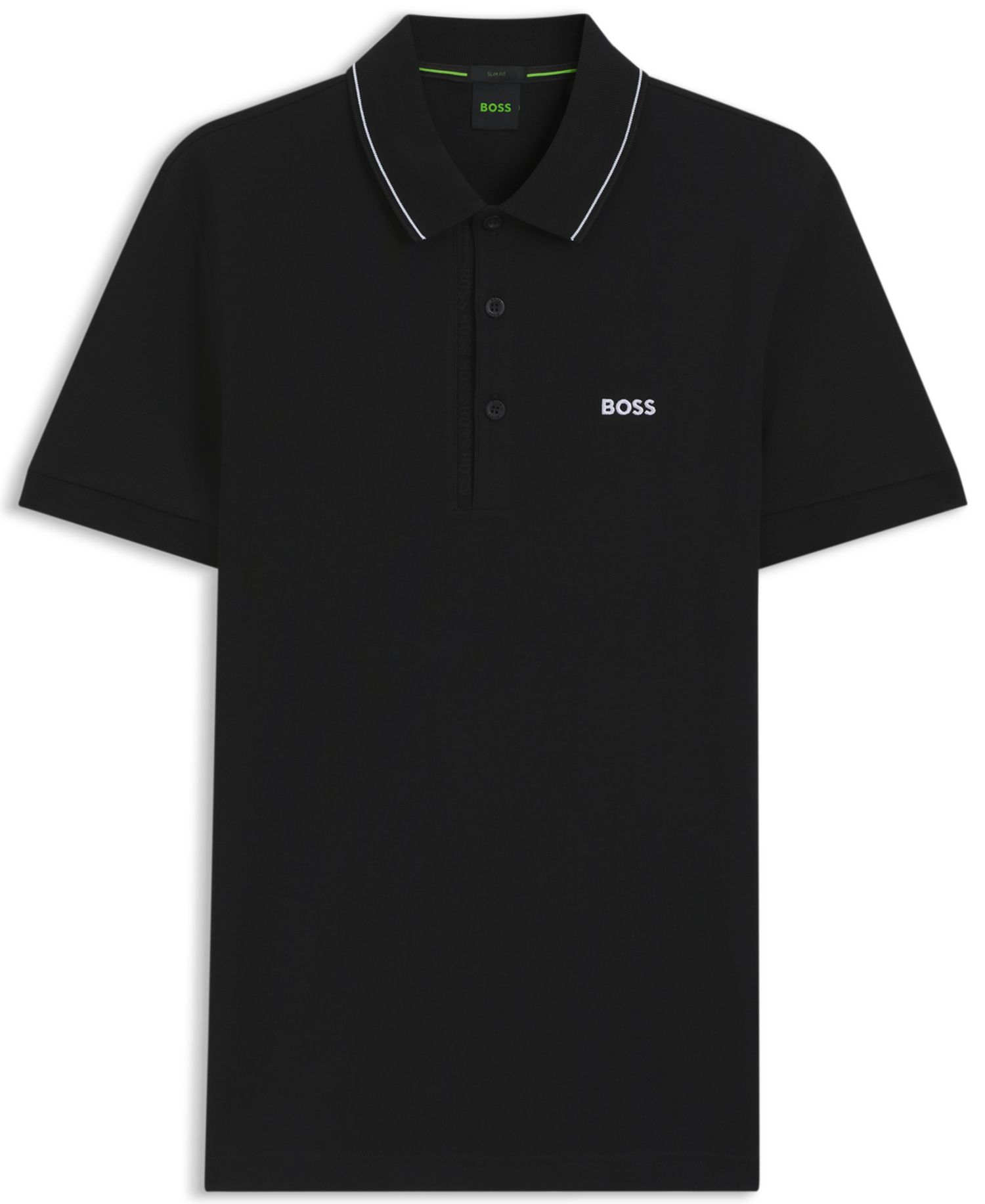 Men's Tonal Logo Slim-Fit Polo Shirt