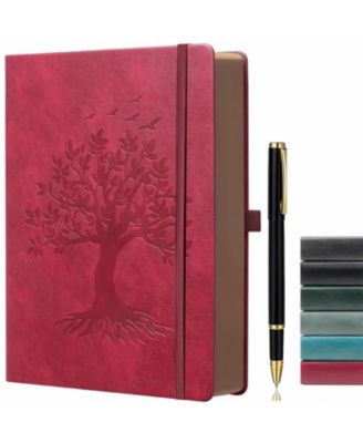 Tree of Life Lined Journal With Pen Pocket