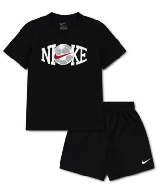 Boys' 4-7 Soccer Short-Sleeve T-Shirt and Shorts, 2-Piece Set