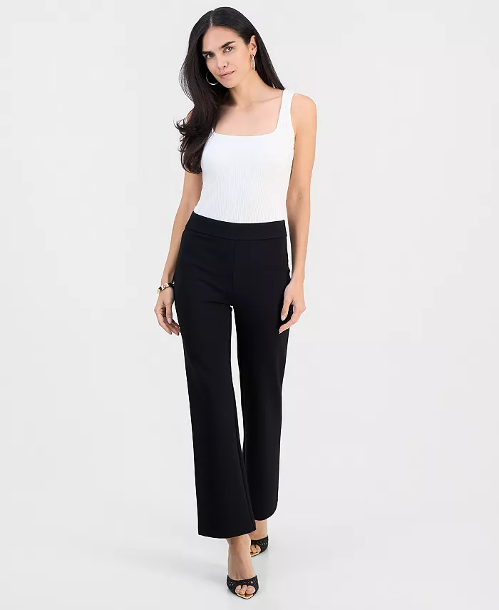 Petite High-Rise Bootcut Pull-On Pants - thumbnail 8