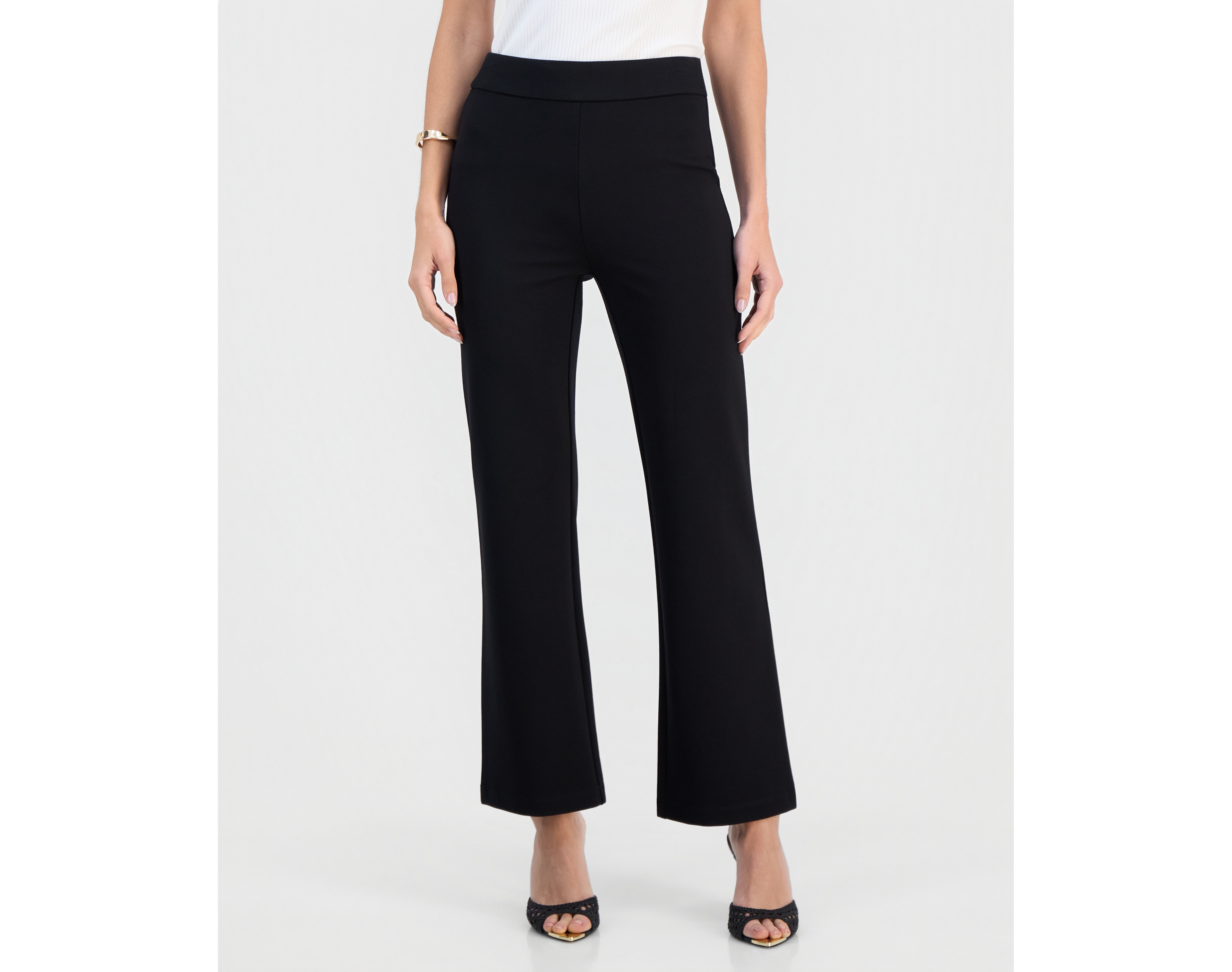 I.n.c. International Concepts Petite High-Rise Bootcut Pull-On Pants, Macy's Exclusive
