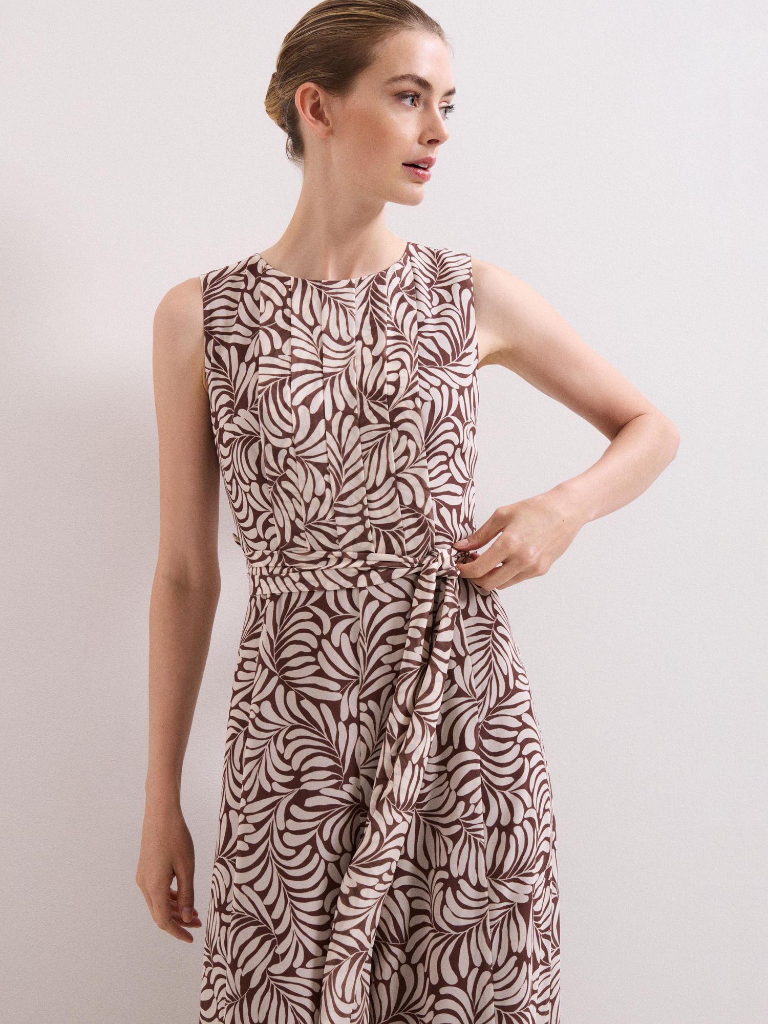 Women's Janine Leaf Sleeveless Jumpsuit
