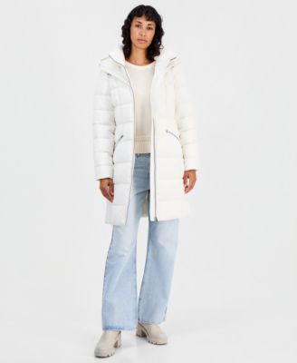 Women's Hooded Puffer Coat, Created for Macy's