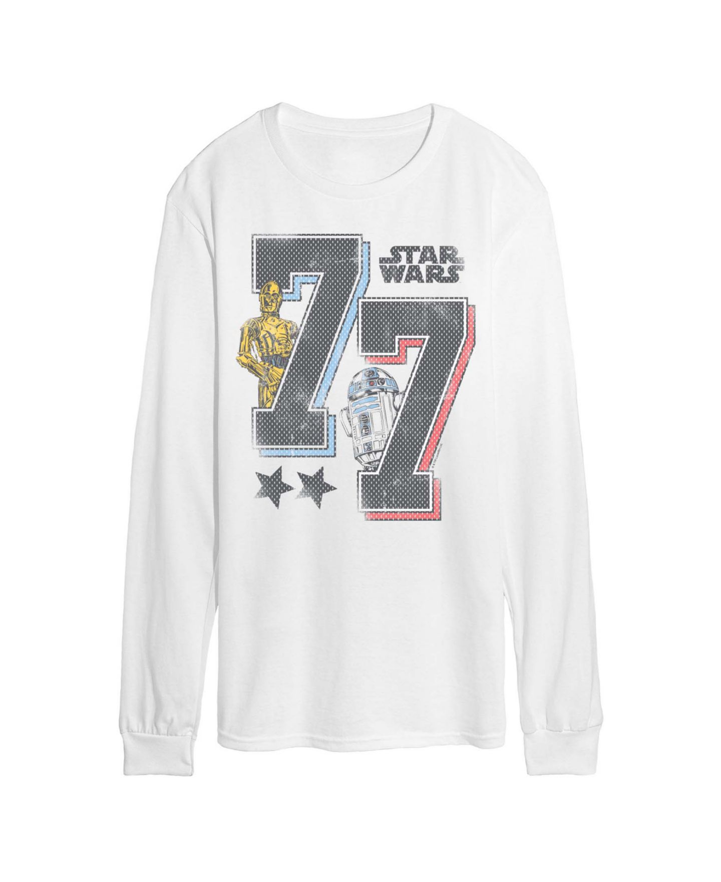 Мужская футболка AIRWAVES Sporty Long-Sleeve Graphic, цвет: Белый — фото 1
